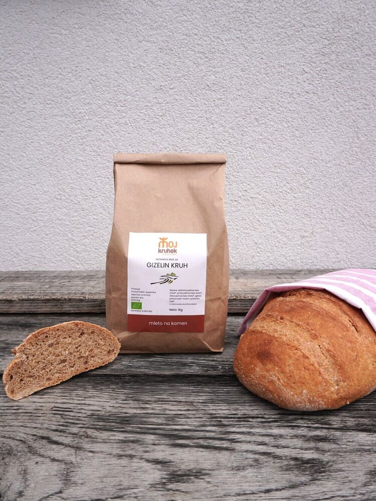 Gizelin Kruh 6kg – Sveža Bio Polnozrnata Moka za Peko